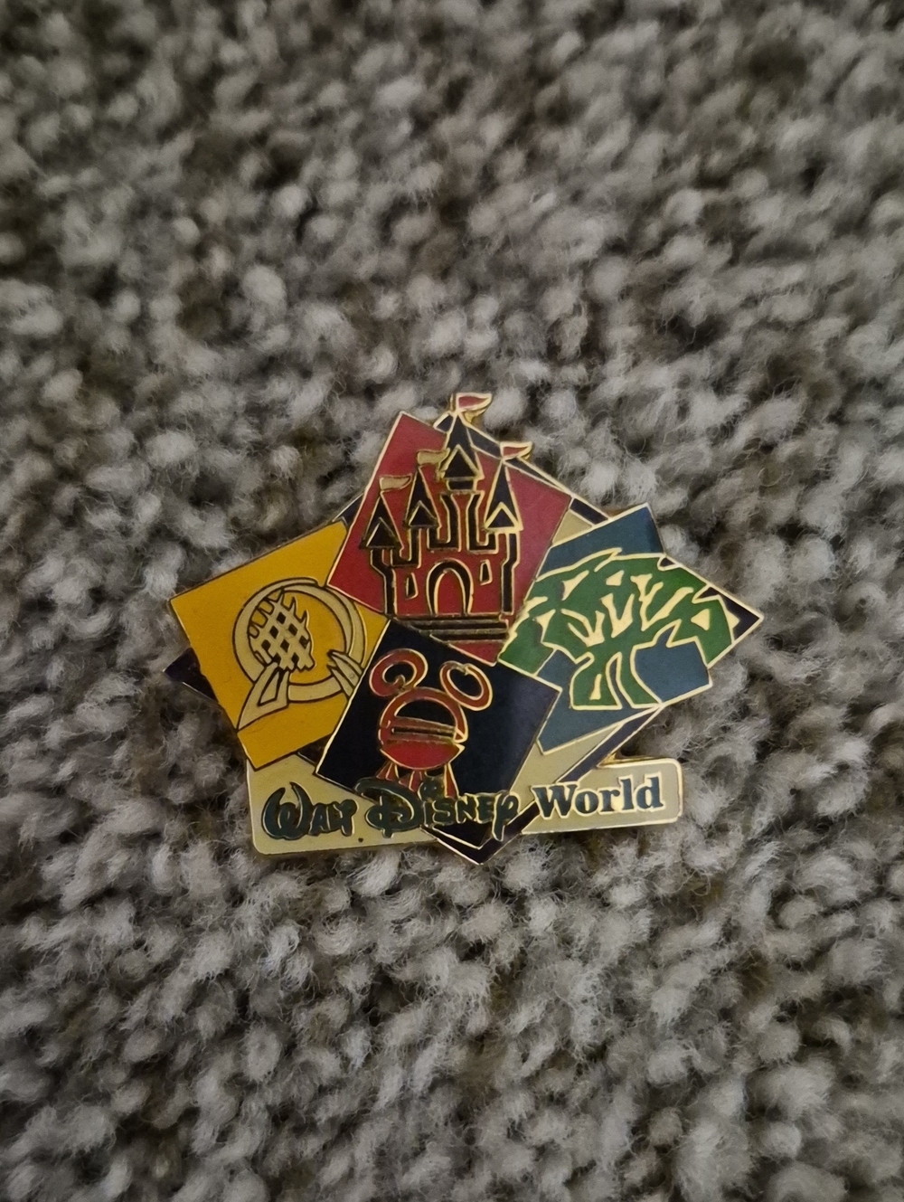 Walt Disney World Four Parks Logos Pin